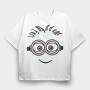 Minions 4, Tricou Oversize Barbati (Unisex)