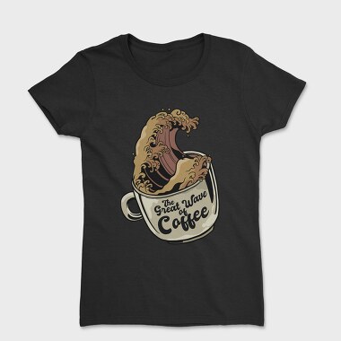 Great Wave Coffee Cup, Tricou Femei