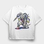 Gundam Ninja Rudy, Tricou Oversize Barbati (Unisex)