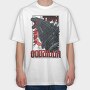 Godzilla Tribute, Tricou Oversize Barbati (Unisex)