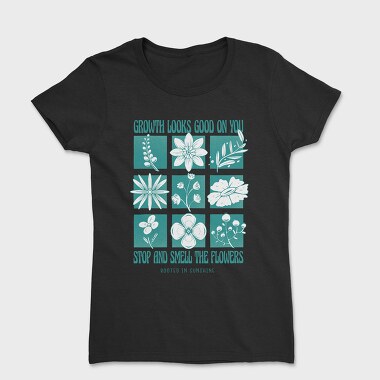Growth Elements Floral Spring, Tricou Femei