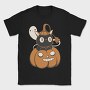 Black Cat Inside Pumpkin, Tricou Barbati (Unisex)