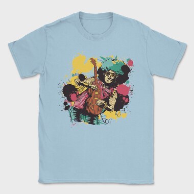 Guitar Player Musician Guitarist Colorfull, Tricou Barbati (Unisex)