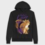 Squirrel Animal Watercolor Nature Lover, Hanorac Oversize Barbati (Unisex)