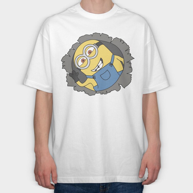 Minions 21, Tricou Oversize Barbati (Unisex)