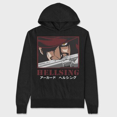 Hellsing 1, Hanorac Oversize Barbati (Unisex)