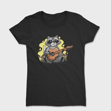 Guitarist Raccoon Racoon, Tricou Femei