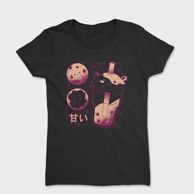 Guinea Pig Boba Tea Love, Tricou Femei