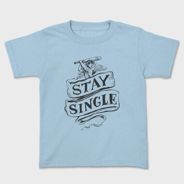 Stay Single Cupid Anti Valentines, Tricou Copii