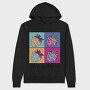 Strawberry Pop Art Berry Special Quote, Hanorac Oversize Barbati (Unisex)
