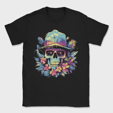 Summer Skull Halloween, Tricou Barbati (Unisex)
