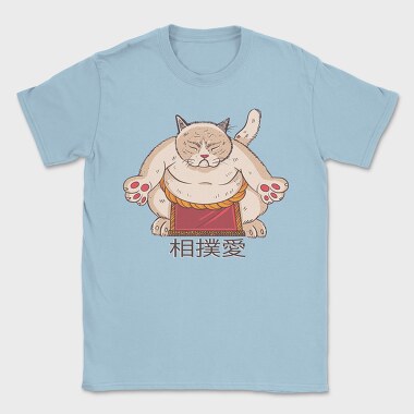 Sumo Cat, Tricou Barbati (Unisex)
