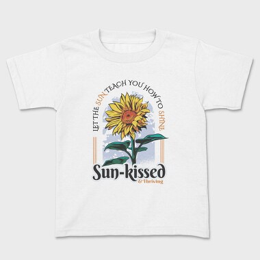Sun Kissed Sunflower Spring, Tricou Copii