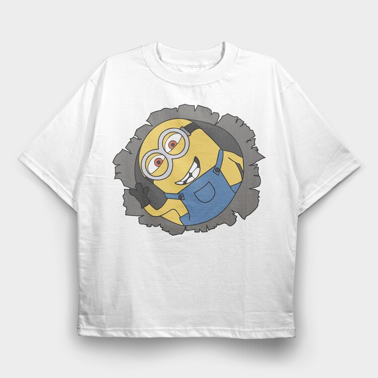 Minions 21, Tricou Oversize Barbati (Unisex)