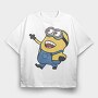 Minions 14, Tricou Oversize Barbati (Unisex)