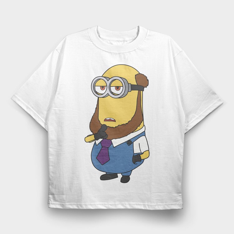 Minions 12, Tricou Oversize Barbati (Unisex)