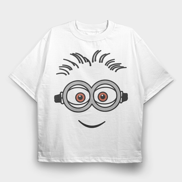 Minions 1, Tricou Oversize Barbati (Unisex)