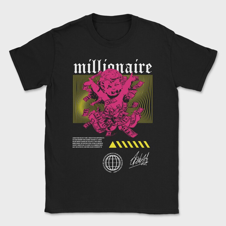 Millionaire 2, Tricou Barbati (Unisex)