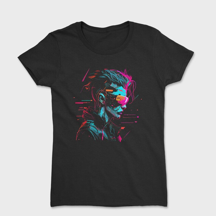 Cyberpunk Vr Glasses, Tricou Femei