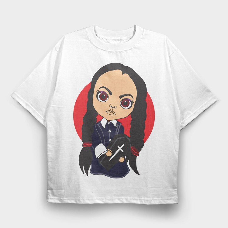Merlina 6, Tricou Oversize Barbati (Unisex)