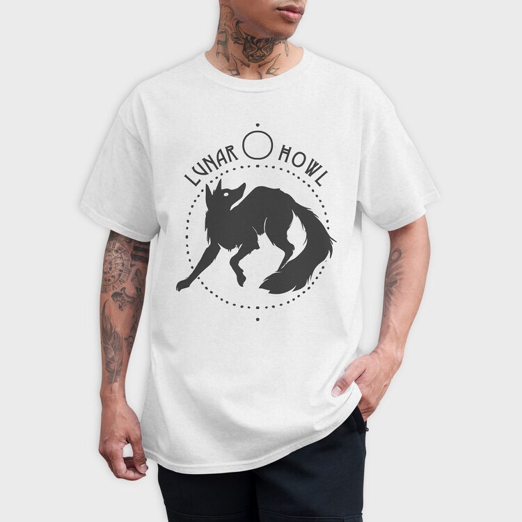 Lunar Howl, Tricou Barbati (Unisex)