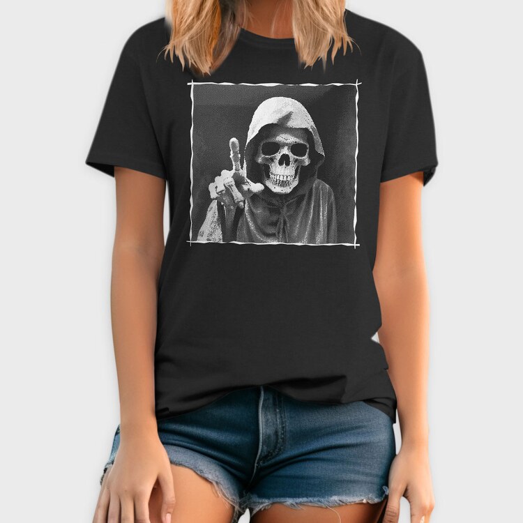 Death Pointing Finger, Tricou Barbati (Unisex)