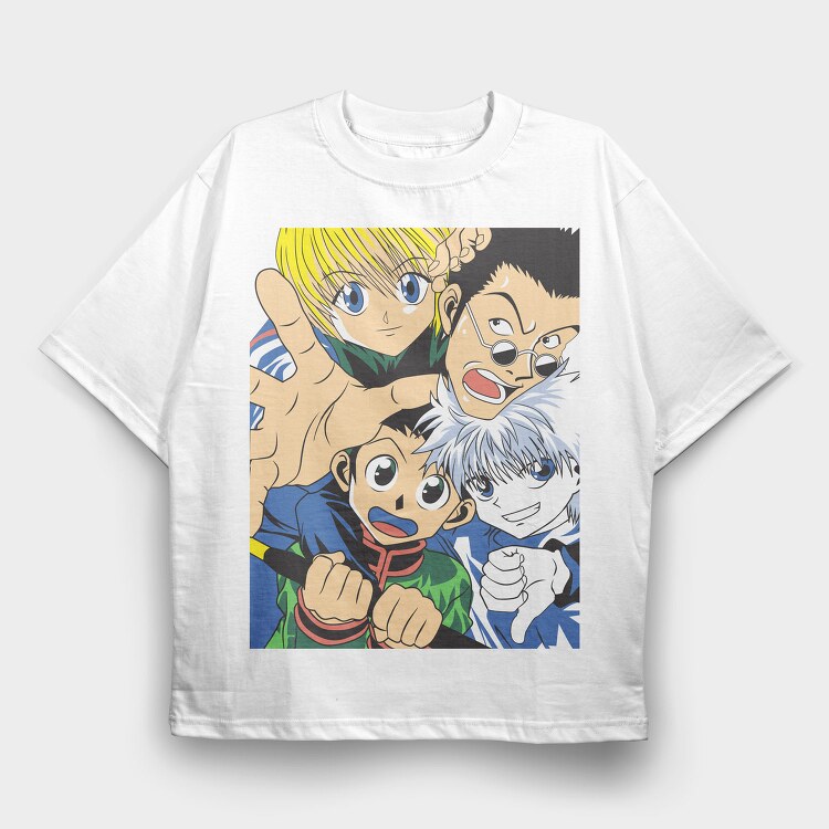 Hunter X Hunter 1, Tricou Oversize Barbati (Unisex)