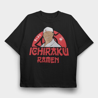 Ichiraku Ramen, Tricou Oversize Barbati (Unisex)