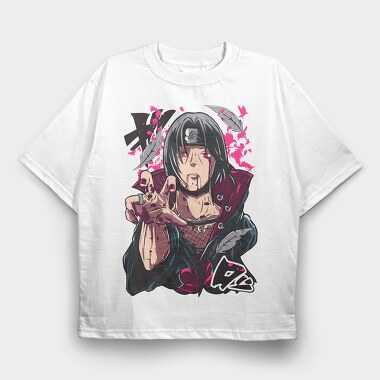 Itachi Uchiha V2 Ex, Tricou Oversize Barbati (Unisex)