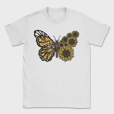 Sunflower Butterfly, Tricou Barbati (Unisex)