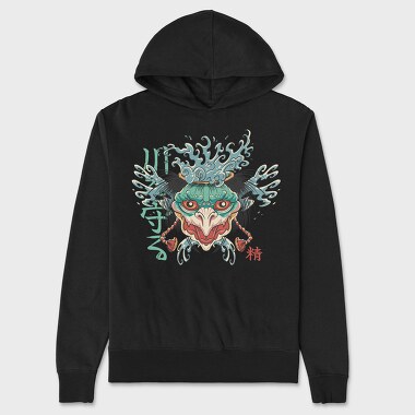 Kappa Folklore Traditional Japanese, Hanorac Oversize Barbati (Unisex)