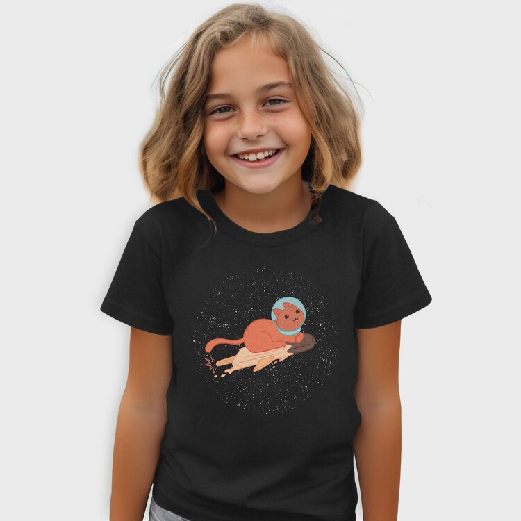 Space Ice Cream Cat, Tricou Copii