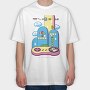 Mario Game, Tricou Oversize Barbati (Unisex)