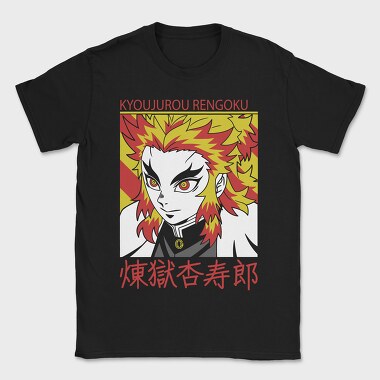Kyojuro Rengoku, Tricou Barbati (Unisex)