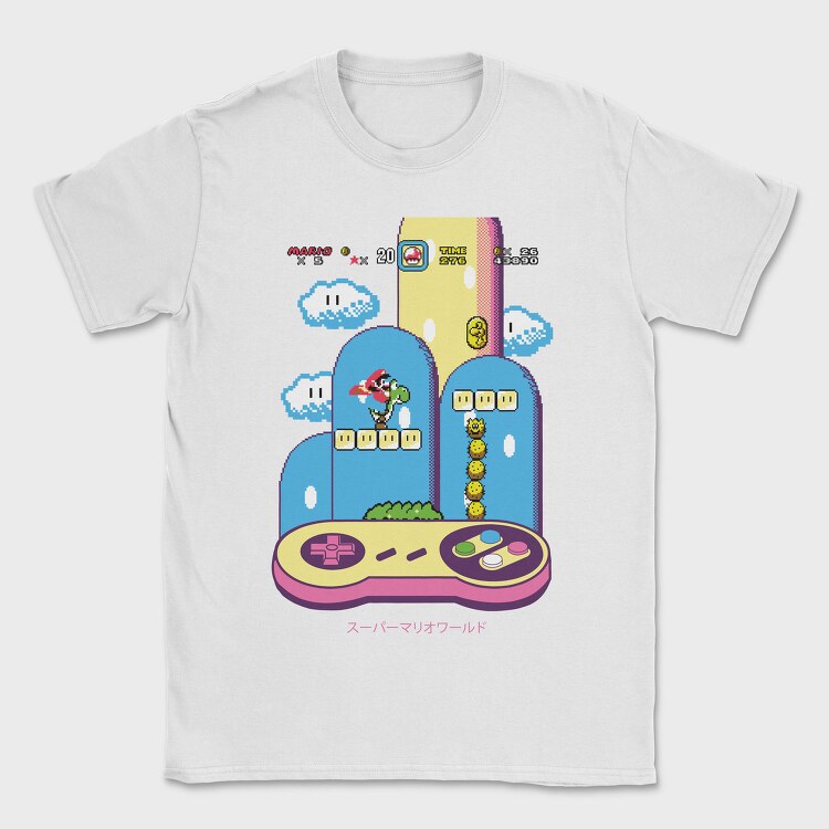 Mario Game, Tricou Barbati (Unisex)
