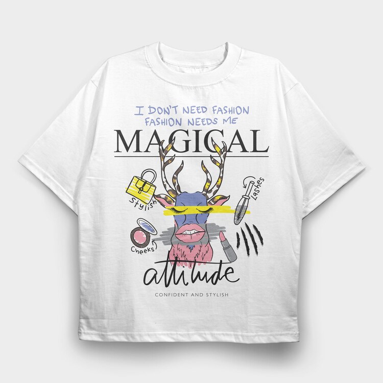 Magical, Tricou Oversize Barbati (Unisex)