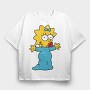 Maggie Simpson 1, Tricou Oversize Barbati (Unisex)