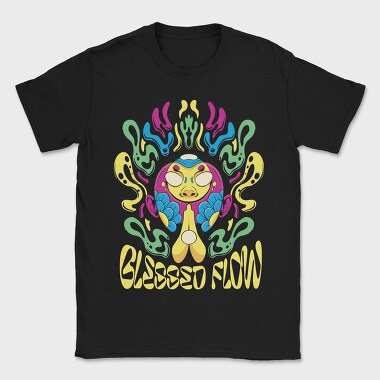 Blessed Flow Psychedelic, Tricou Barbati (Unisex)