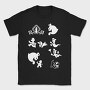 Luigis Mansion Stencil Silhouette, Tricou Barbati (Unisex)
