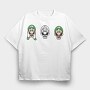 Luigi Scream 1 2, Tricou Oversize Barbati (Unisex)
