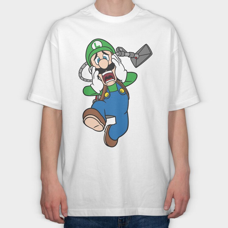 Luigi 1, Tricou Oversize Barbati (Unisex)