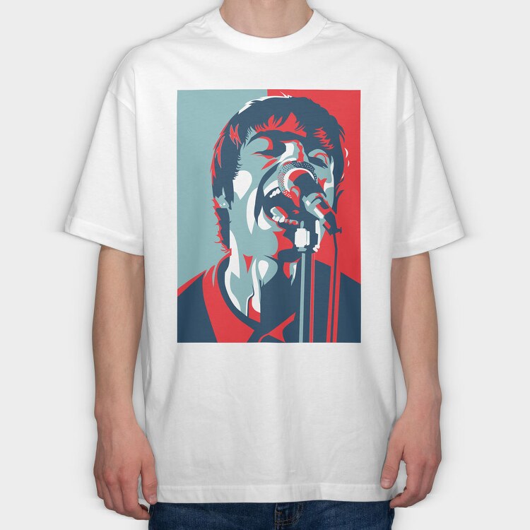 Liam Gallagher, Tricou Oversize Barbati (Unisex)
