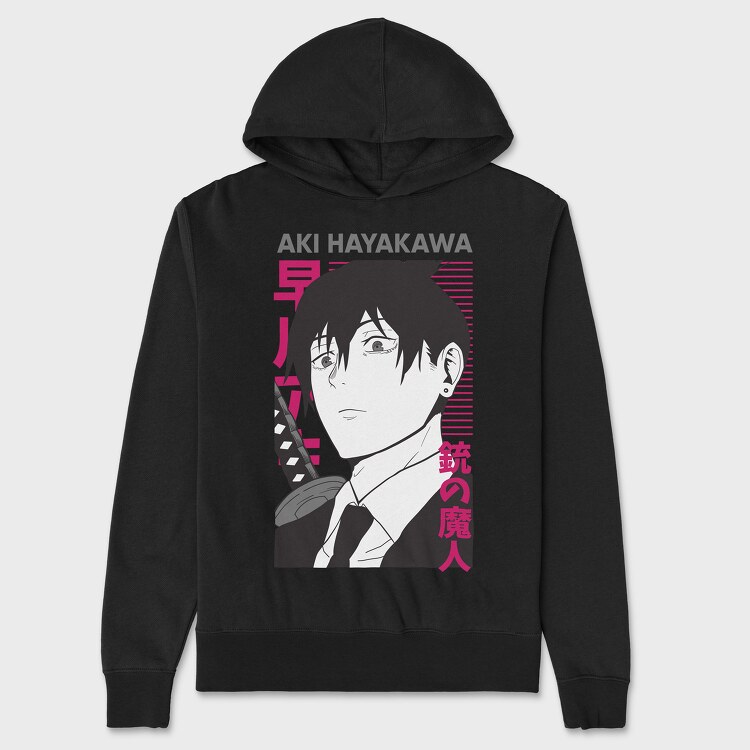 Chainsaw Man 11, Hanorac Oversize Barbati (Unisex)