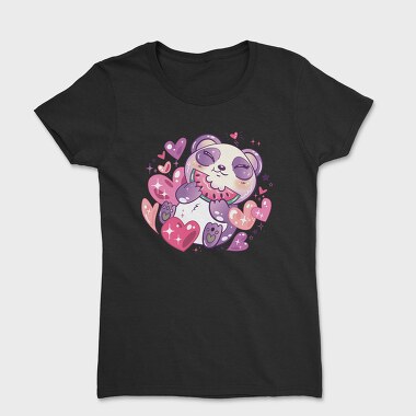 Kawaii Anime Animals Panda, Tricou Femei