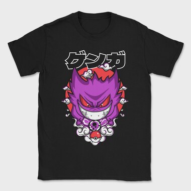Menacing Gengar Pokemon, Tricou Barbati (Unisex)
