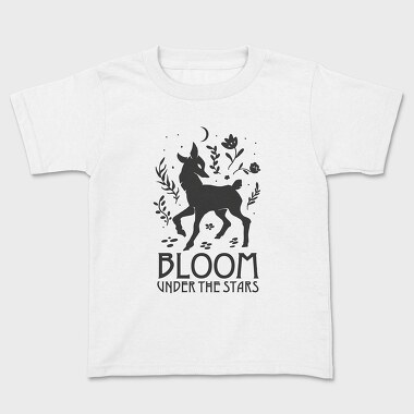 Bloom Under The Stars Reindeer Spring, Tricou Copii