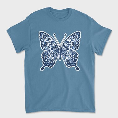 blue butterfly, Tricou Barbati (Unisex)