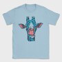 Blue Giraffe Wild, Tricou Barbati (Unisex)