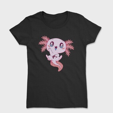 Kawaii Gaming Axolotl Gamer, Tricou Femei