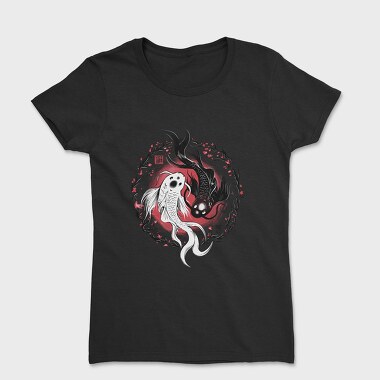 Koi Fish Yin Yang, Tricou Femei